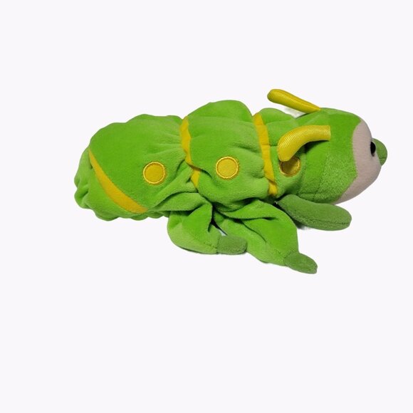 Caltoy Green Grasshopper Bug Hand Puppet 9 inch Plush Toy Pretend Stuffed Animal - Picture 3 of 7